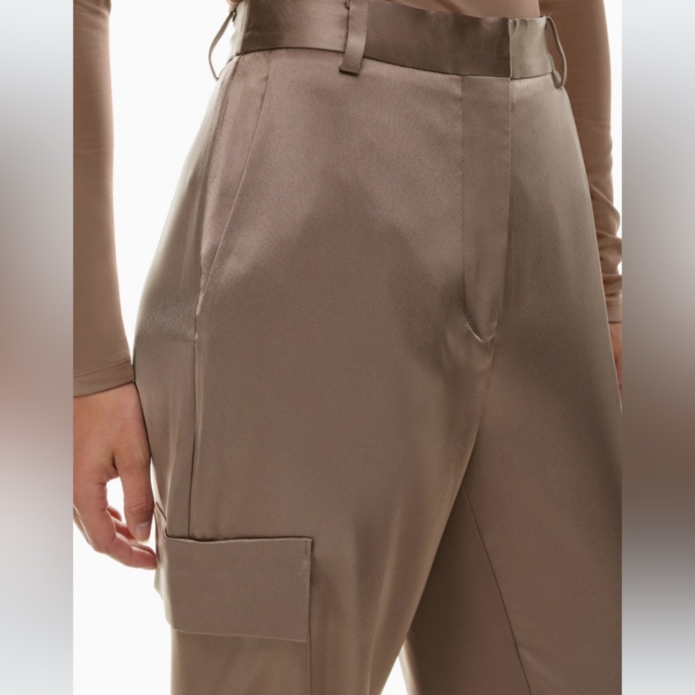 Aritzia Babaton Refined Cargo Pant in Deep Taupe, Size 4 Taupe - Picture 13 of 13
